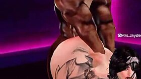 Like a Good Girl Receiving Her Punishment in the Scene