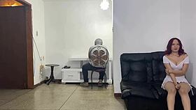 Cheating homemade sex, bending over friend's wife for big cock while he's busy