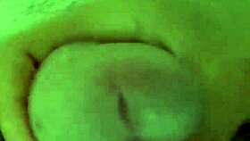 Monika Fox licks and blows small cock, letting him cum free.