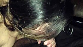 Fat mexican woman deepthroats in interracial encounter.