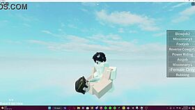 Deleg fucks tight femboy in Roblox 😈