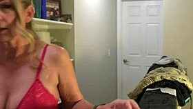 Junior fucks step mom from behind! Then she flips for big cum finish!