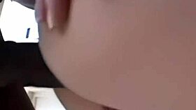 Melissa Lauren Looks Into The Camera While Fucking Bent Over In Lingerie, Gaping Assfucking Big Black Cock!