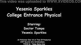 does tampa university entrance physical humiliate yesenia sparkles in shower?