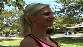 two blonde girls, ready for some lesbo sex?