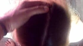 Early morning craving hits and she begs for a big load of cum right in her mouth from that monster cock.