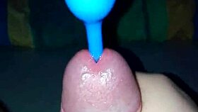 want to see this handjob with plugin leading to cumshot?