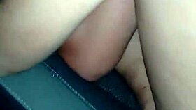 Bruna Silva, the hotwife, gives a blowjob and gets creampied in the car. Her cuckold husband films it.