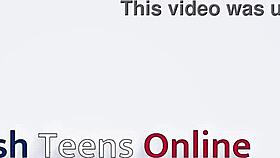 young woman engages in oiled play and foot activities