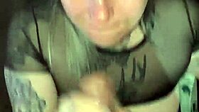 Drunk and Loving Deep Throat for All His Cum