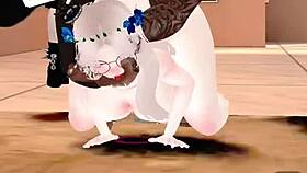 Teen Kaori Receives Huge Dose Of Monster Black Cock In Assfucking