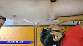 At the gym, sucking my stepfather?