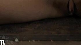 Gagged and bound woman endures choking and rough sex for punishment.