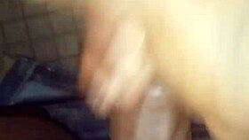 Feeling the Rush of a Creamy Cumshot Outdoors in Public