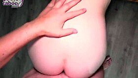 the older seth brogan fucks redhead amber stark in a quickie with her big tits and juicy ass.