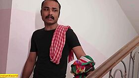 laundry boy fucks neighbor's wife in real hardcore sex