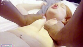 redhead shocked after multiple orgasms