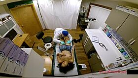 This exam is just a formality, right? Yasmine Woods in heels backstage.