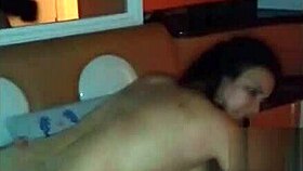 karina fucks two guys while cuckold stays home 😏