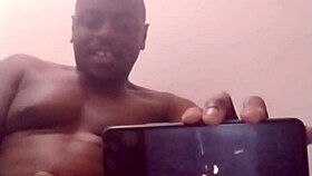 orgasming to solo ebony videos while testing my new phone 😍