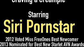 siri pornstar rides lucky cock?