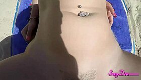 Naughty doggystyle adventure on sexydeas beach sand 😘