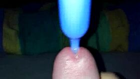 want to see this handjob with plugin leading to cumshot?
