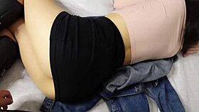 Fucking stepsister after the party with perfect tits and nice ass.