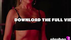 MILF model asks, 'Watch my big tits bounce during deadlifts?'