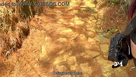 amateur latin couple danner mendes and yenifer chacon have cunilingus in forest on the sly 😏