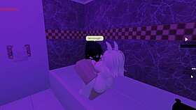 My little bunny BOUNCES her HUGE ASS on my MONSTER COCK!