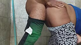 professor eats evangelical student's pussy in school bathroom