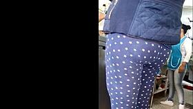 Culo En Las Quesadillas Voyeur Spying Action!