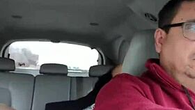 getting fucked by a stranger in the backseat while my wife drives 😈