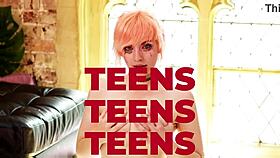 redhead nurse swallows cum at gloryhole in costume