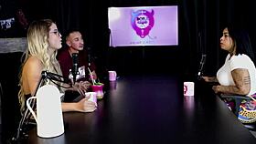 blonde teen marcelly mello explains fetish in sheer red