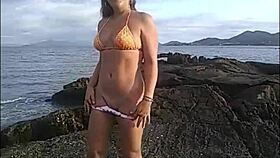 Blonde latina 18 19 yo lives on the magic island in brazil