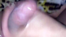 transvestite jerks off and cums in hot scene