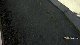 I'm so horny out here in public, flashing and begging for a fuck.