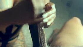 sucking dick to get hair done, pretty amateurs lick big black cock for facial