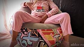 Wow, Skinny Asian Teen Masturbates Pussy and Squirts Orgasm!