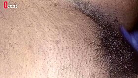 Home made shaving, clothes ripped outdoor with wet pussy