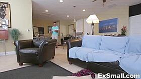 Petite Teen Mia Scarlett Licks And Fucks Delivery Boy Hardcore