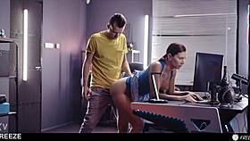 gamer girl adventure with time freeze in lol match