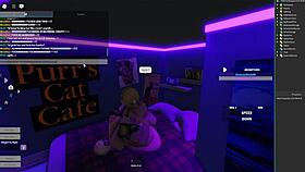 Futanari fucks my huge ass in the studio