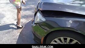 Stubborn stepsis Alicia Williams deals with stepbro over crushed car