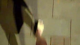 shemale ting xuan puts on butt plug while taking a walk and masturbates outdoor