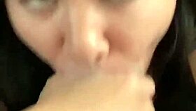 Sloppy Asian Slut Gawks And Swallows BBC.