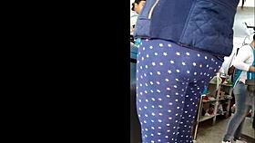 Culo En Las Quesadillas Voyeur Spying Action!