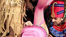 Nights at the museum cosplay orgy with two milfs Jasmine Black and Tarra White